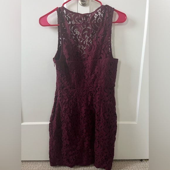 BCBG Maroon Dress - Picture 3 of 3